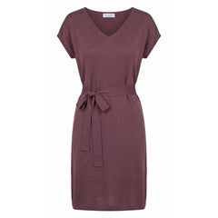 Malo Purple Silk Women Dress