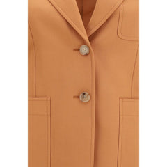 Chloé Orange Wool Oves Aries Blazer
