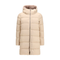 Herno Beige Polyester Full-Length Jacket