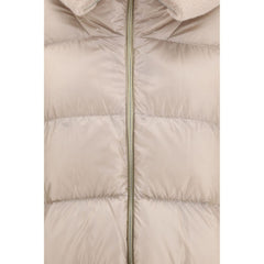 Herno Beige Goose Down Full-Length Jacket