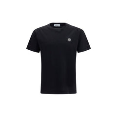 Stone Island Black Cotton T-Shirt