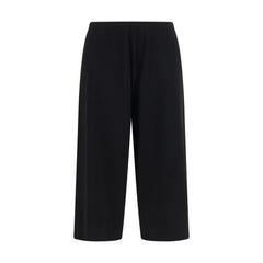 The Row Black Cotton Casual Pants