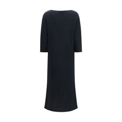The Row Black Cotton Casual Dress