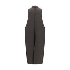 Rick Owens Gray Wool Oves Aries Sleeveless Jacket