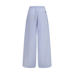 Dolce & Gabbana Blue Cotton Casual Pants