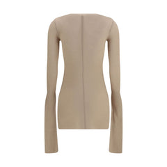 Rick Owens Beige Viscose Shirt