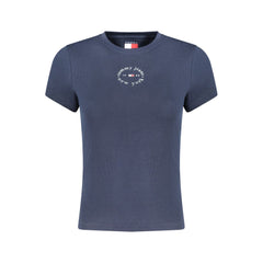 Tommy Hilfiger Blue Cotton Women's T-Shirt