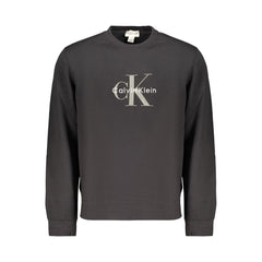Calvin Klein Black Cotton Mens Sweatshirt