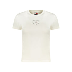 Tommy Hilfiger Bianco Cotton Women T-Shirt