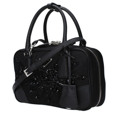 Prada Black Fabric Handbag