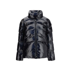 PINKO Black Polyamide Full-Length Jacket