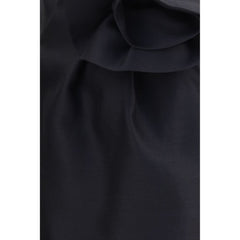 Magda Butrym Black Wool Oves Aries Mini Skirt