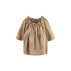 Saint Laurent Beige Cotton Shortsleeve Shirt