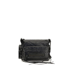 Balenciaga Black Lamb Ovis Aries Aries Shoulder Bag