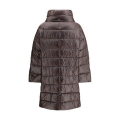 Herno Brown Polyester Full-Length Jacket