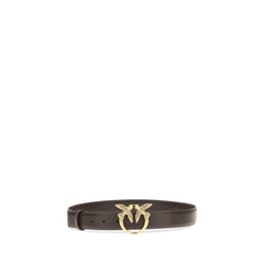 PINKO Brown Calf Leather Bos Taurus Regular Belt