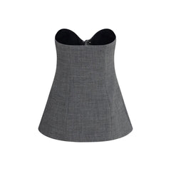 Magda Butrym Gray Wool Oves Aries Corset