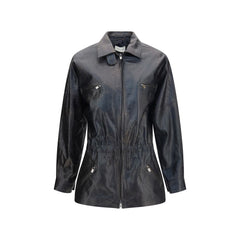 Magda Butrym Black Lambskin Leather Jacket