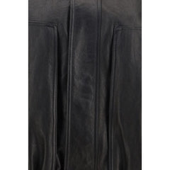Magda Butrym Black Lambskin Leather Jacket