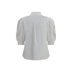 Valentino Garavani White Cotton Blouse