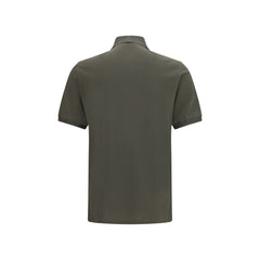 Brunello Cucinelli Bicolor Cotton Polo Shirt