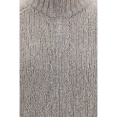 Brunello Cucinelli Gray Cashmere Cardigan