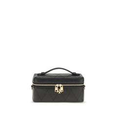 Tory Burch Black Calf Leather Bos Taurus Wallet