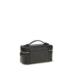 Tory Burch Black Calf Leather Bos Taurus Wallet