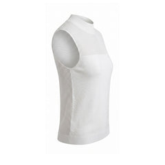 Malo White Silk Women Sweater