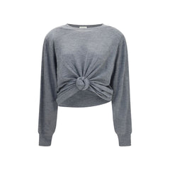 Magda Butrym Gray Wool Oves Aries Sportswear