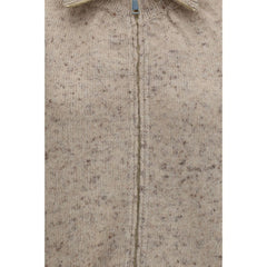 Fabiana Filippi Beige Wool Oves Aries Bomber