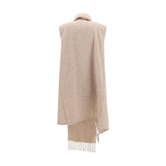 Fabiana Filippi Beige Wool Oves Aries Scarf