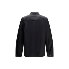 Prada Black Recycled Polyamide Dress Shirt