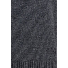 MM6 Gray Wool Oves Aries Sweatshirt