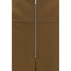 Ferragamo Brown Wool Oves Aries Casual Pants