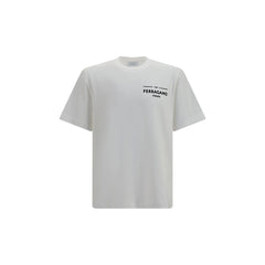 Ferragamo White Cotton T-Shirt