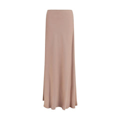 Fabiana Filippi Beige Lyocell Long Skirt