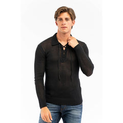 Bikkembergs Black Cotton Polo Shirt
