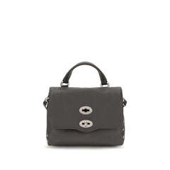 Zanellato Gray Calf Leather Bos Taurus Handbag