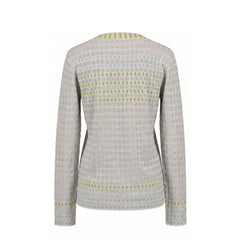 Malo Grey Silk Women Sweater