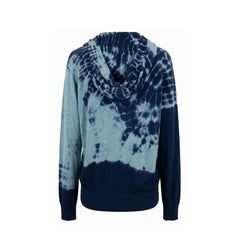 Malo Blue Cotton Women Sweatshirt