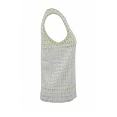 Malo Grey Silk Women Sweater