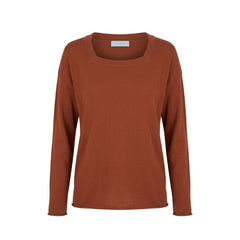 Malo Brown Cotton Women's Sweater