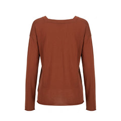 Malo Brown Cotton Women's Sweater