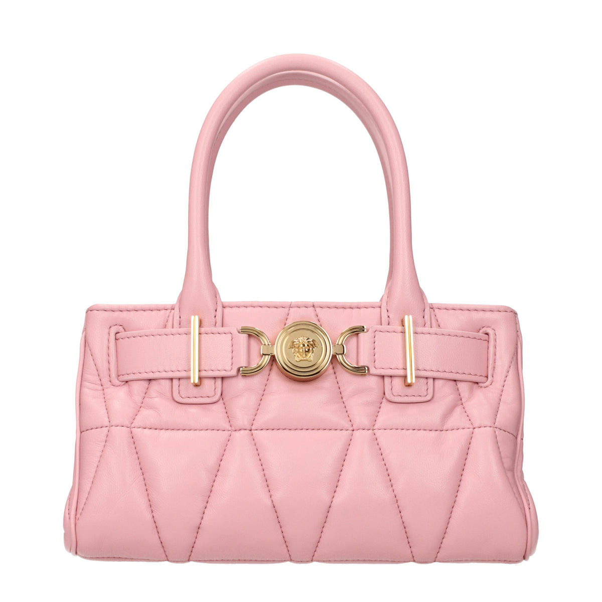 Versace Pink Leather Handbag