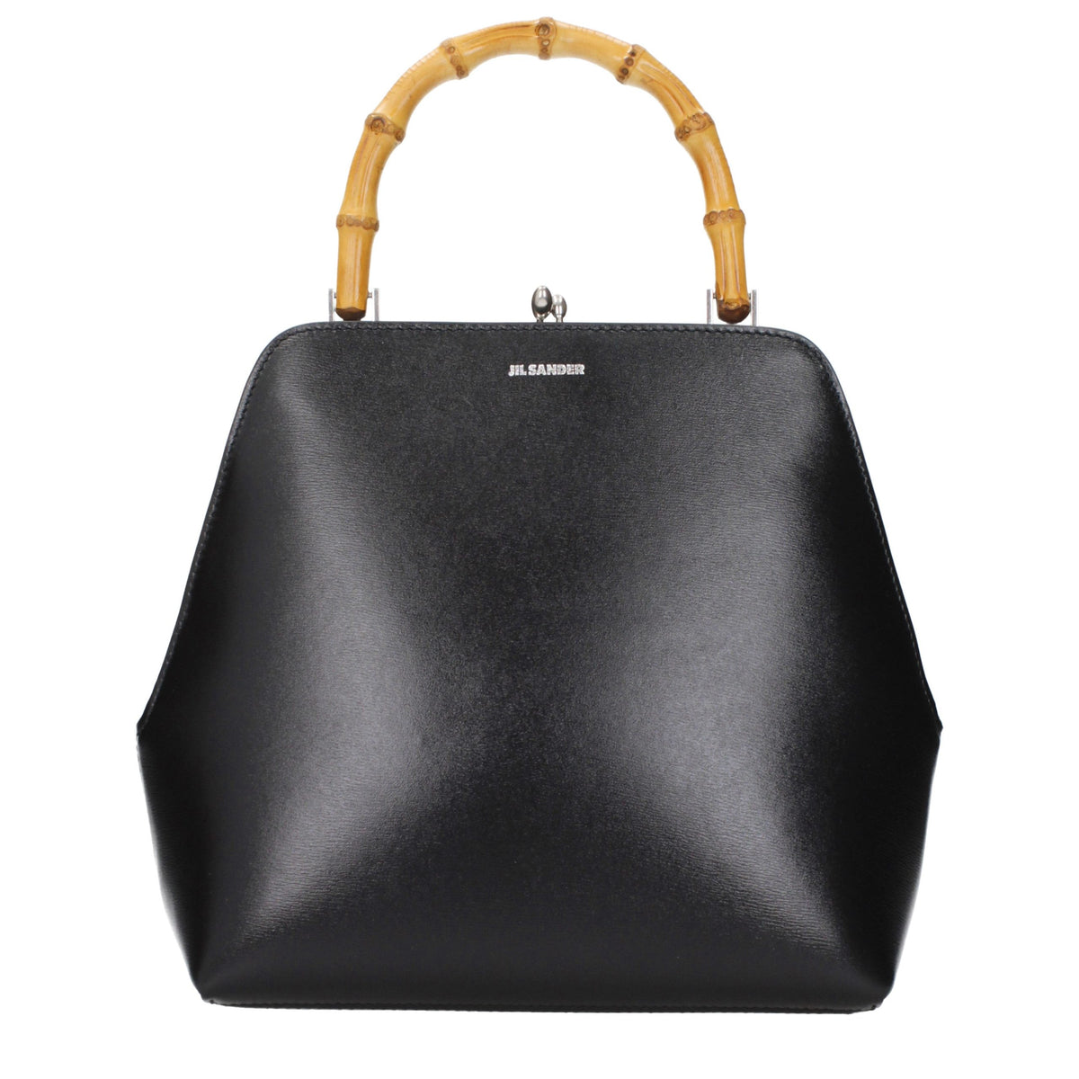 Jil Sander Black Leather Handbag