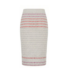 Malo Grey Silk Women Skirt