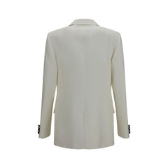 Valentino Garavani White Wool Oves Aries Blazer