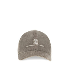 Brunello Cucinelli Beige Cotton Cap (Baseball Hat)