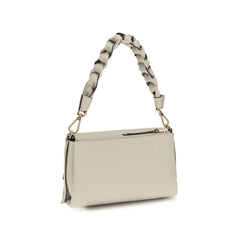 Coccinelle Beige Calf Leather Bos Taurus Shoulder Bag